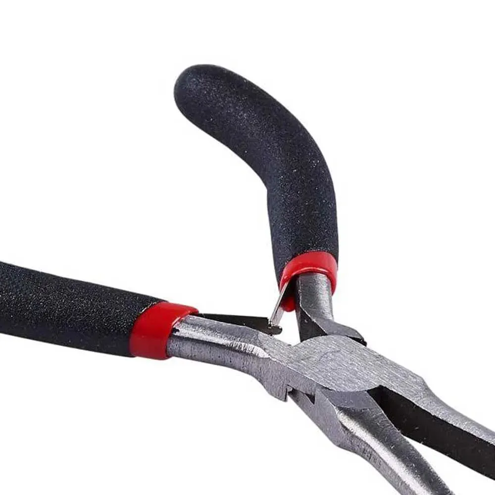 Mini Needle Nose Pliers Extra Long Electronics Hobby Craft Diy 140mm