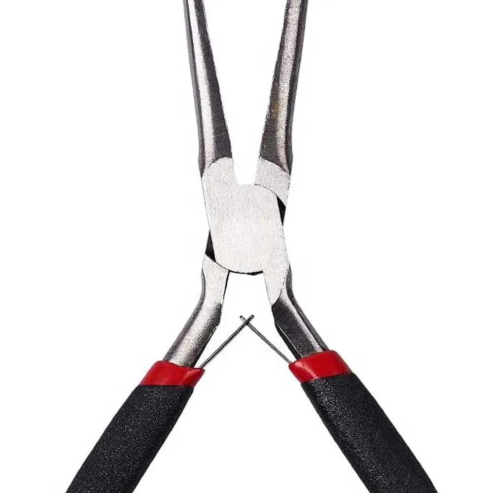 Mini Needle Nose Pliers Extra Long Electronics Hobby Craft Diy 140mm