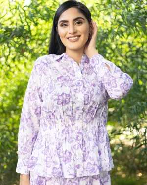 Monica Floral Toile Shirt
