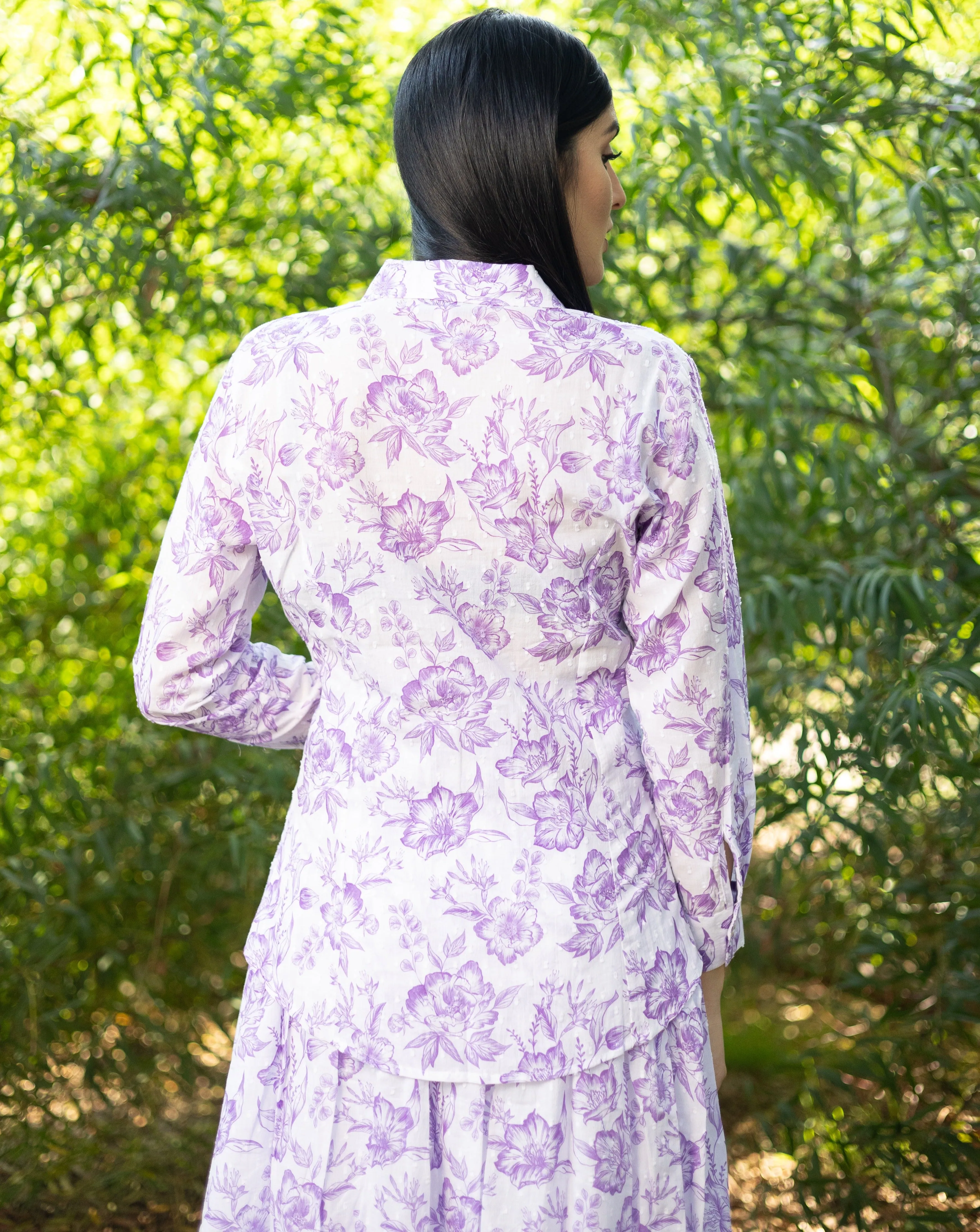 Monica Floral Toile Shirt