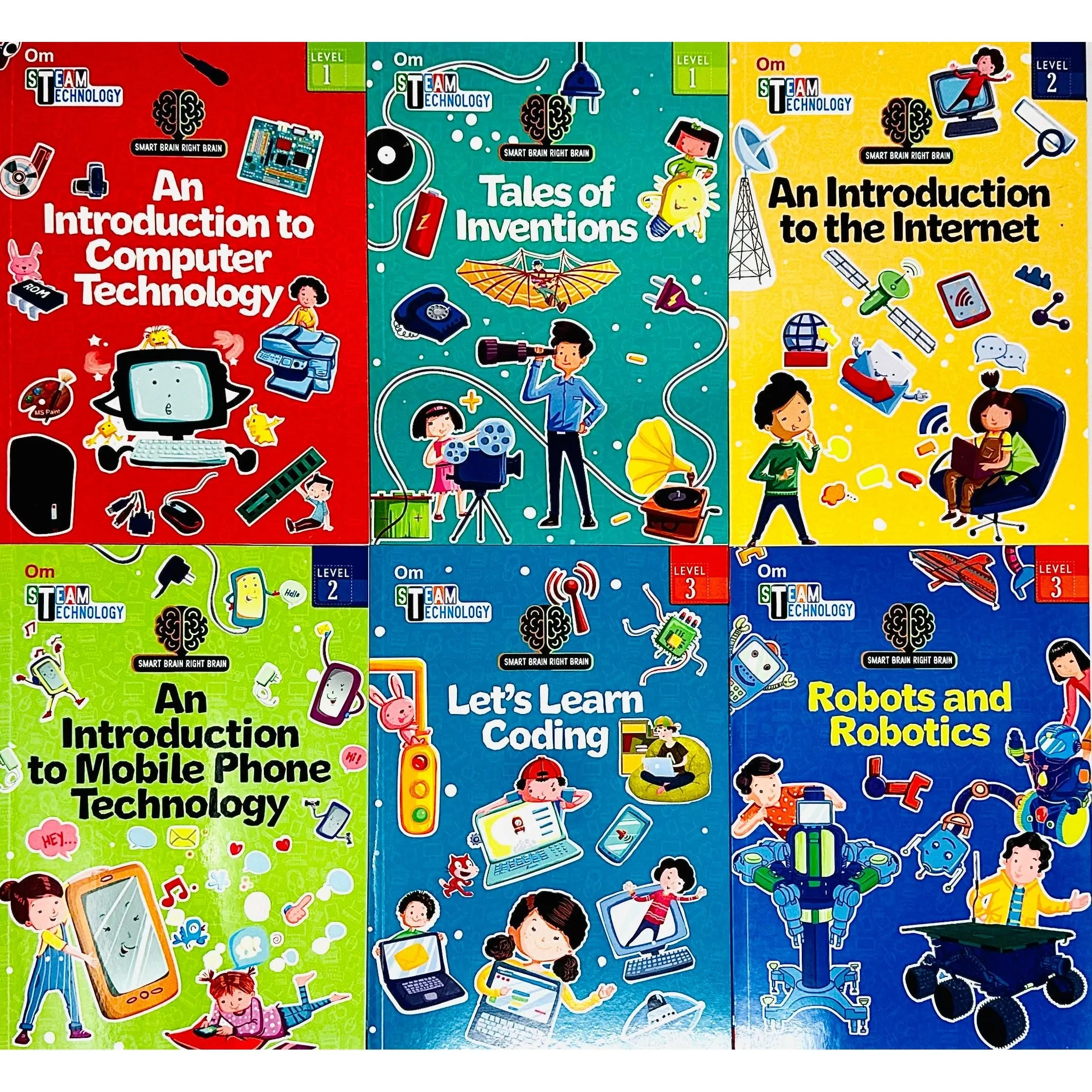 My first technology Library Set of 6 books Collection by Shweta Sinha ( Level 1 - 3 )