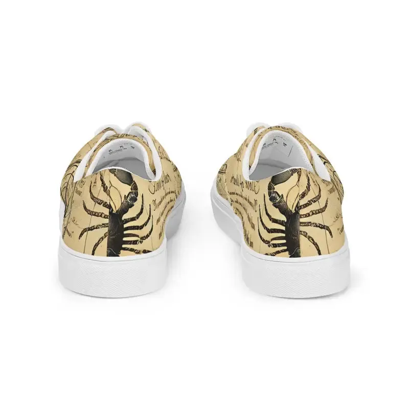 Nautical Mens Lace Up Canvas Shoes for Effortless Style
