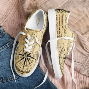 Nautical Mens Lace Up Canvas Shoes for Effortless Style