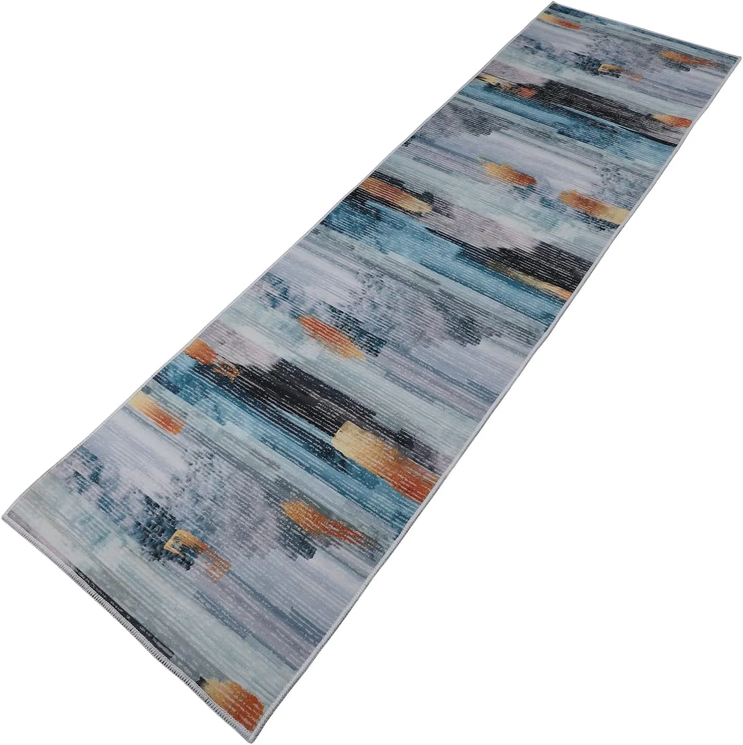 NEW pomhrory Runner Rug Carpet 2' X 6' with Non Slip Grip Back Anti Skid Area Rug for Hallway Kitchen Living Room Bed