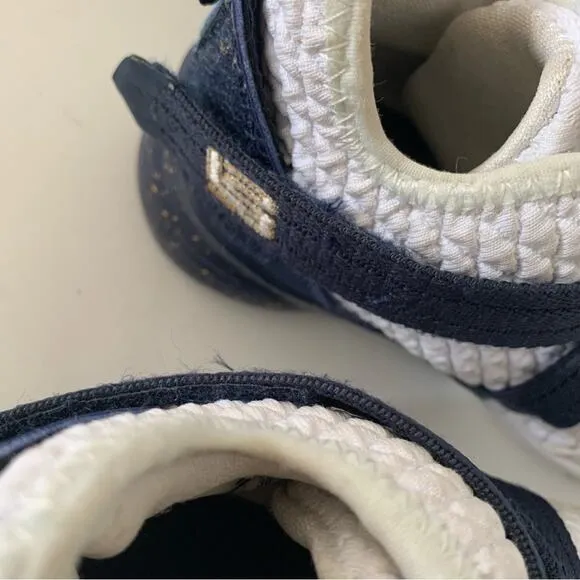 Nike Lebron James 12 Witness White Navy Blue Basketball Shoes
