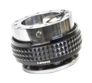 NRG Quick Release 2.1 - Gunmetal Body / Black Pyramid Ring
