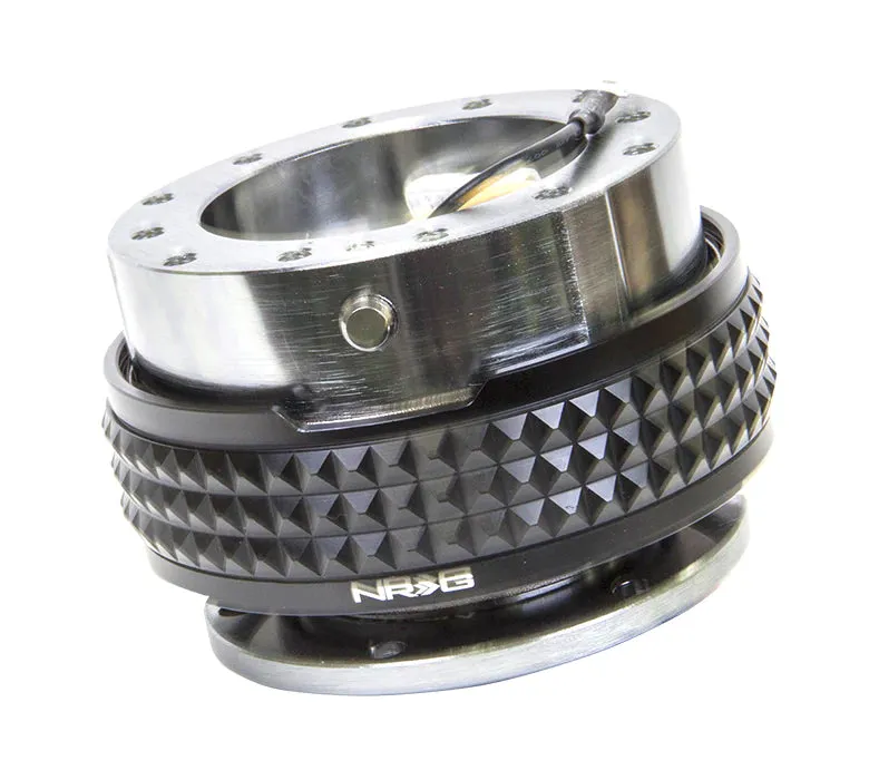 NRG Quick Release 2.1 - Gunmetal Body / Black Pyramid Ring