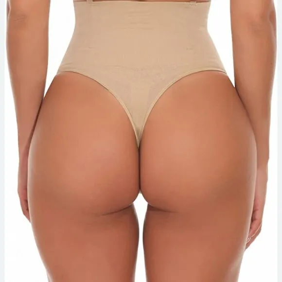 NWT Annette Hi-Waisted Tummy Control Thong Shapewear Panty Girdle Underwear XXL