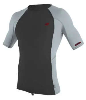 Oneill Premium Skins S/S Lycra Rash guard UV Sun Protection - Raven Grey
