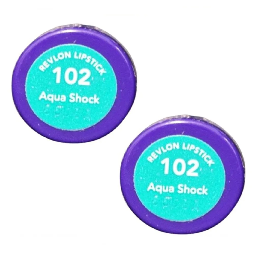 Pack of 2 Revlon Lipstick, Aqua Shock 102
