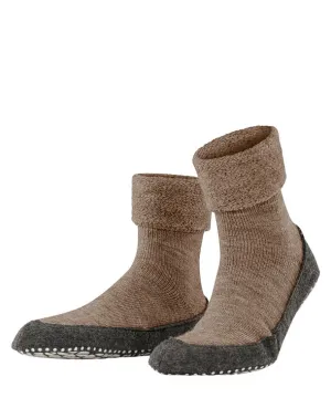 Pantoffel Merinowol Antislip Cosy Shoe 16560 5157 Nutmeg Mel