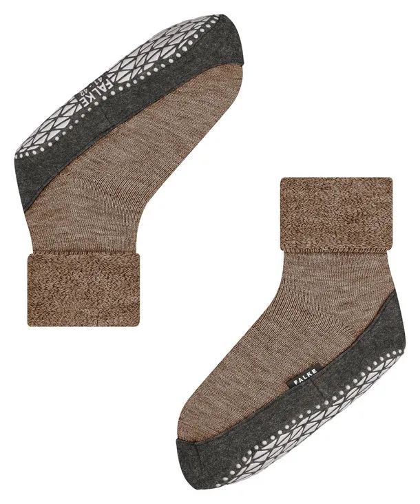 Pantoffel Merinowol Antislip Cosy Shoe 16560 5157 Nutmeg Mel
