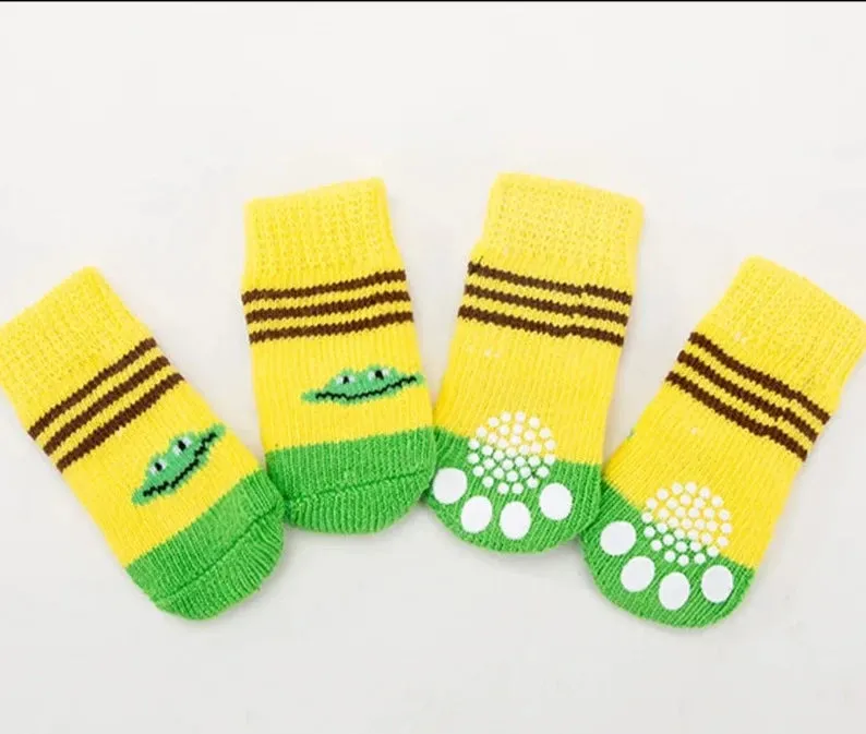 Paw Printed Anti-slip Dog Socks