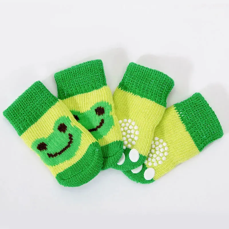 Paw Printed Anti-slip Dog Socks