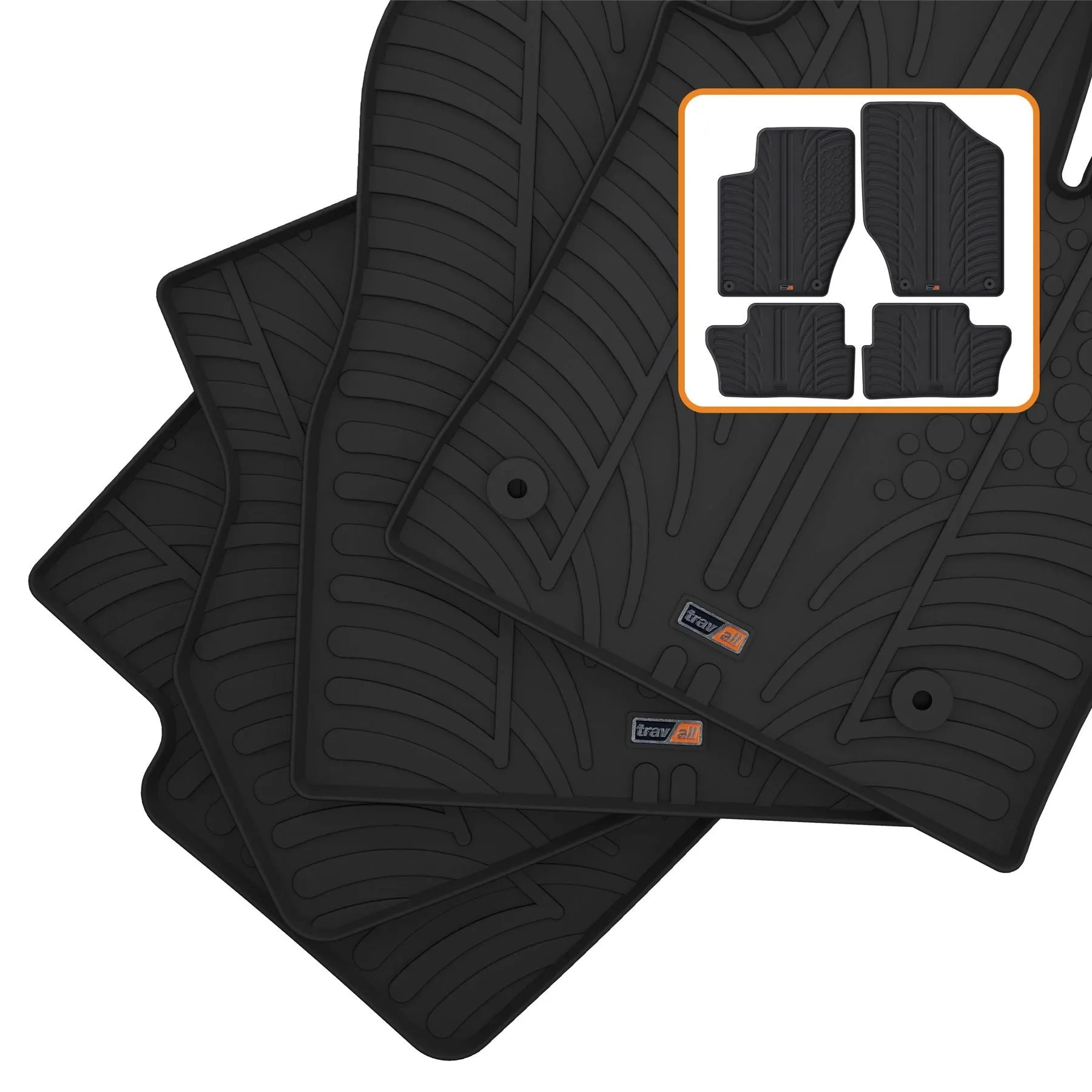 Peugeot 307 SW Rubber Car Mats (2002-2007)