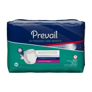 Prevail Ultimate Plus Absorbency Extended-Use Briefs, Medium, 16-Count