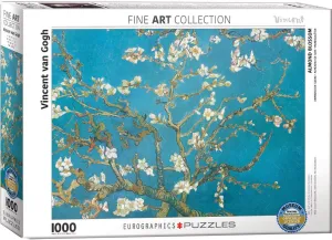 Puzzle Eurographics - 1000 p - Amandier en fleurs - Van Gogh