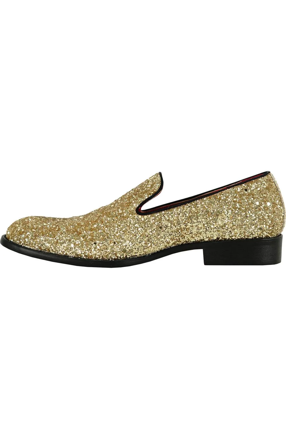 "Tristan" Gold Shoes
