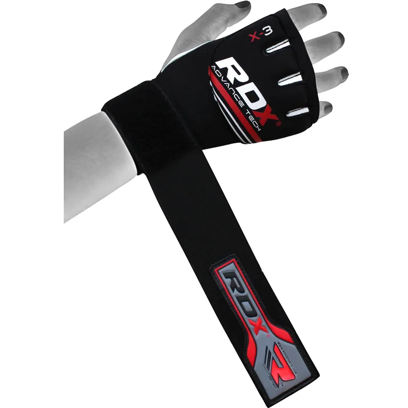 RDX X3 Neoprene Gel Grappling Gloves - Red