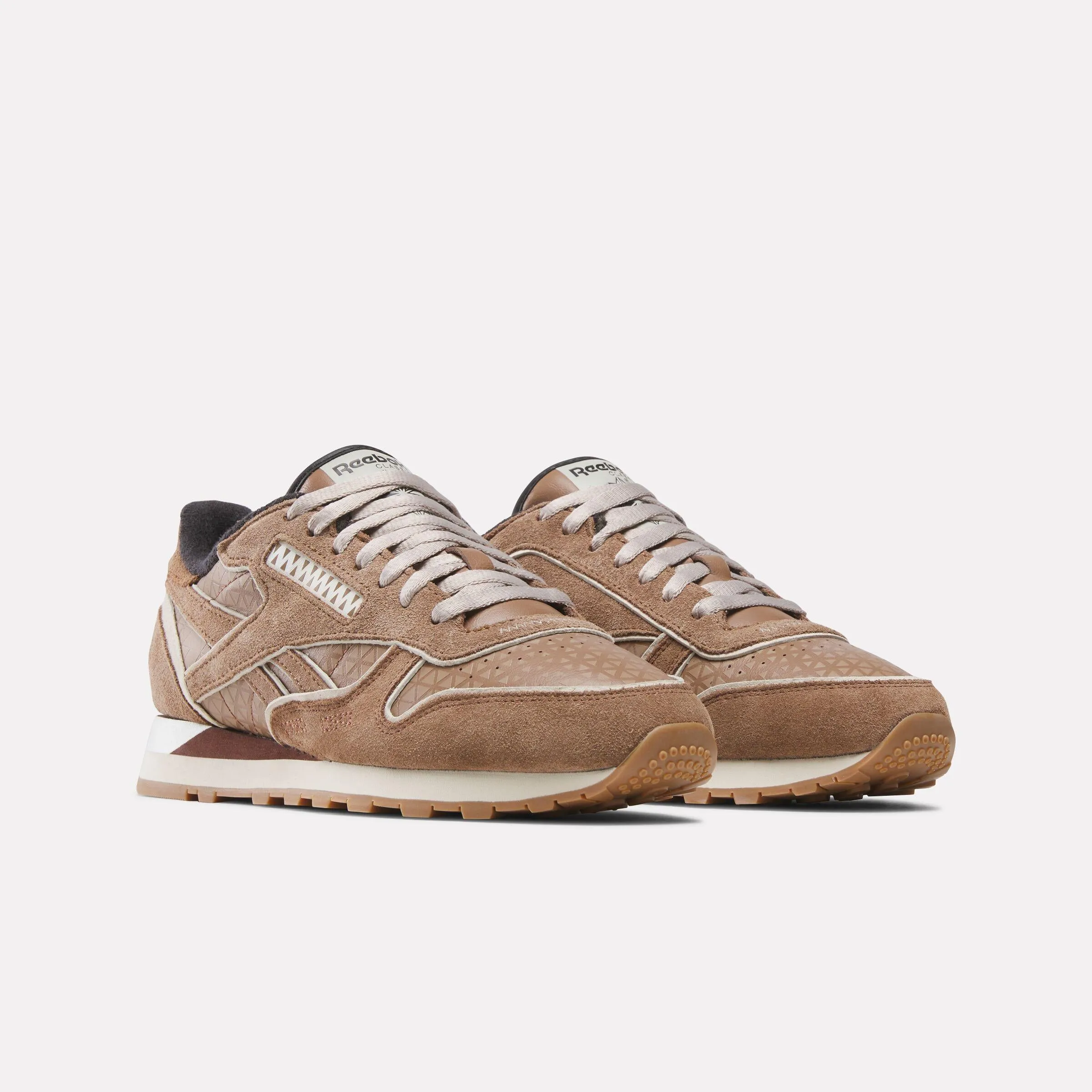 Reebok Footwear Men Reebok x White Mountaineering Classic Leather Shoes BROWN/BROWN/BROWN