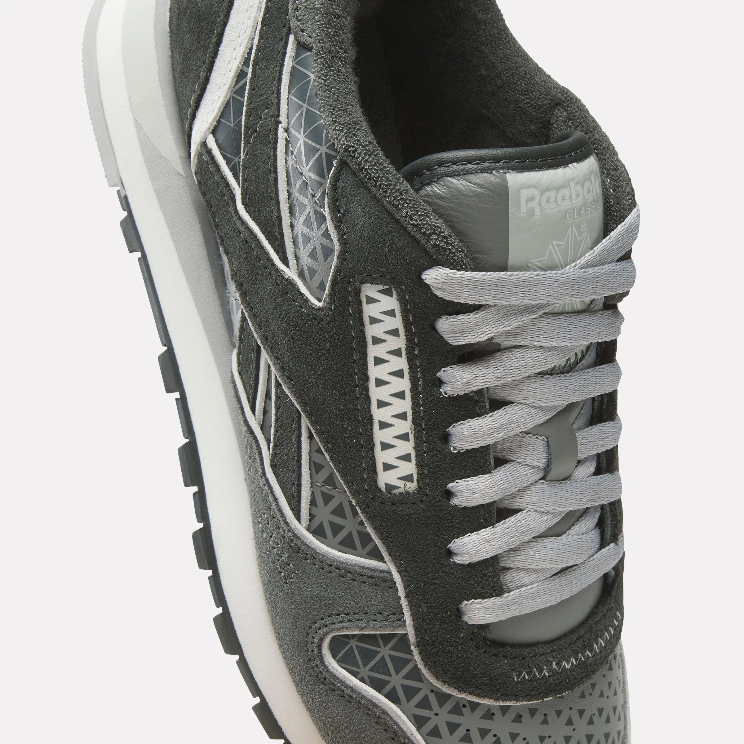 Reebok Footwear Men Reebok x White Mountaineering Classic Leather Shoes GREY/GREY/GREY