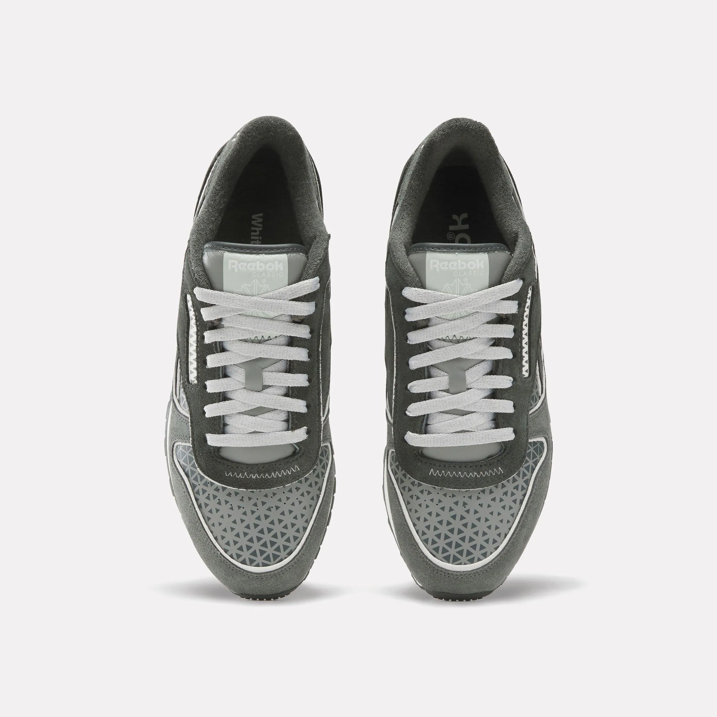 Reebok Footwear Men Reebok x White Mountaineering Classic Leather Shoes GREY/GREY/GREY