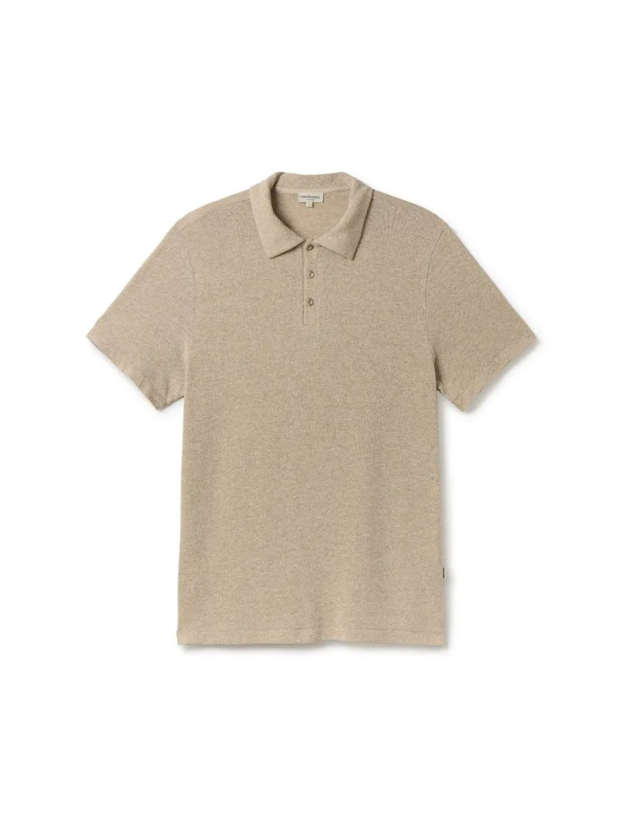 Refoil Polo Shirt Camel Melange