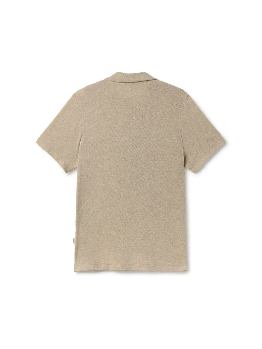 Refoil Polo Shirt Camel Melange