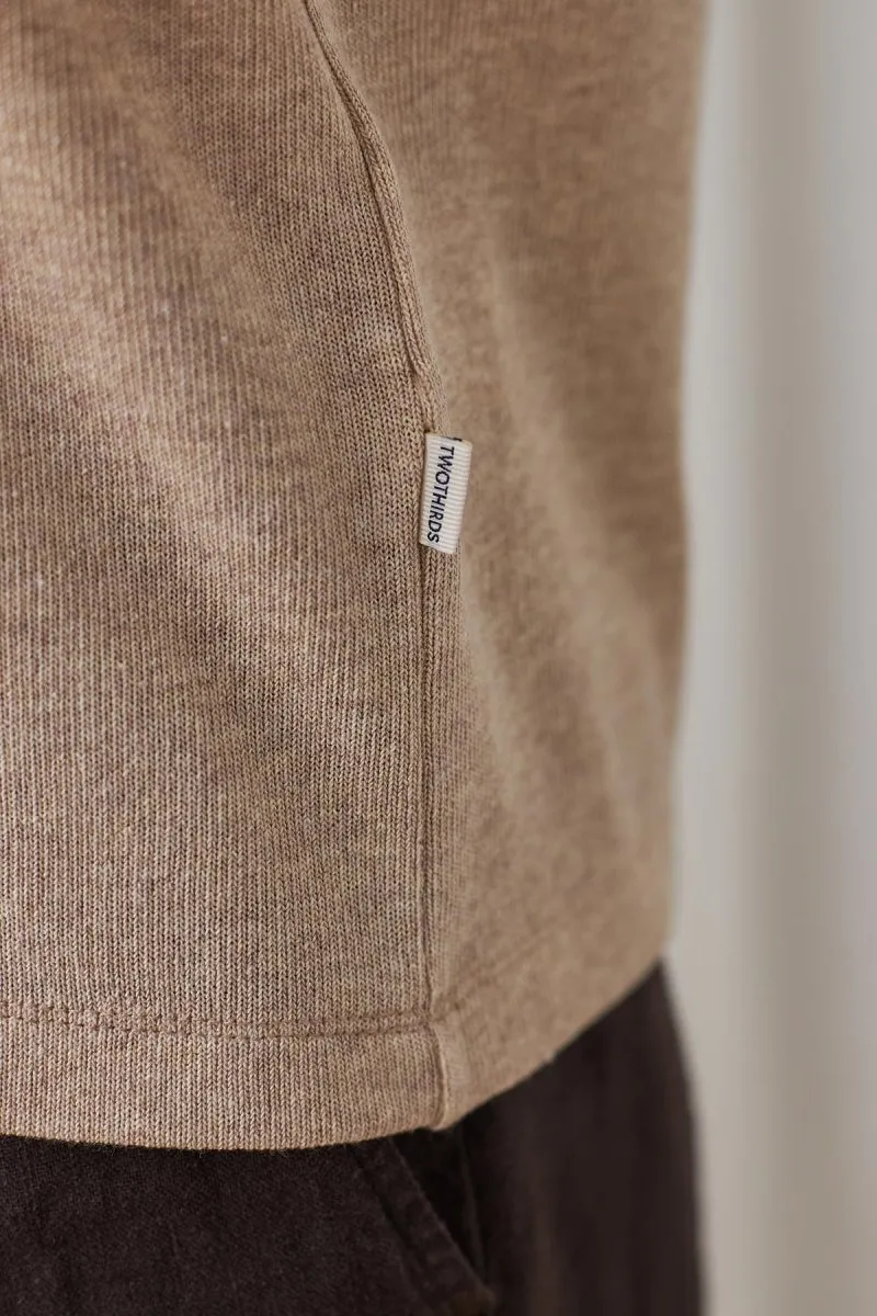 Refoil Polo Shirt Camel Melange