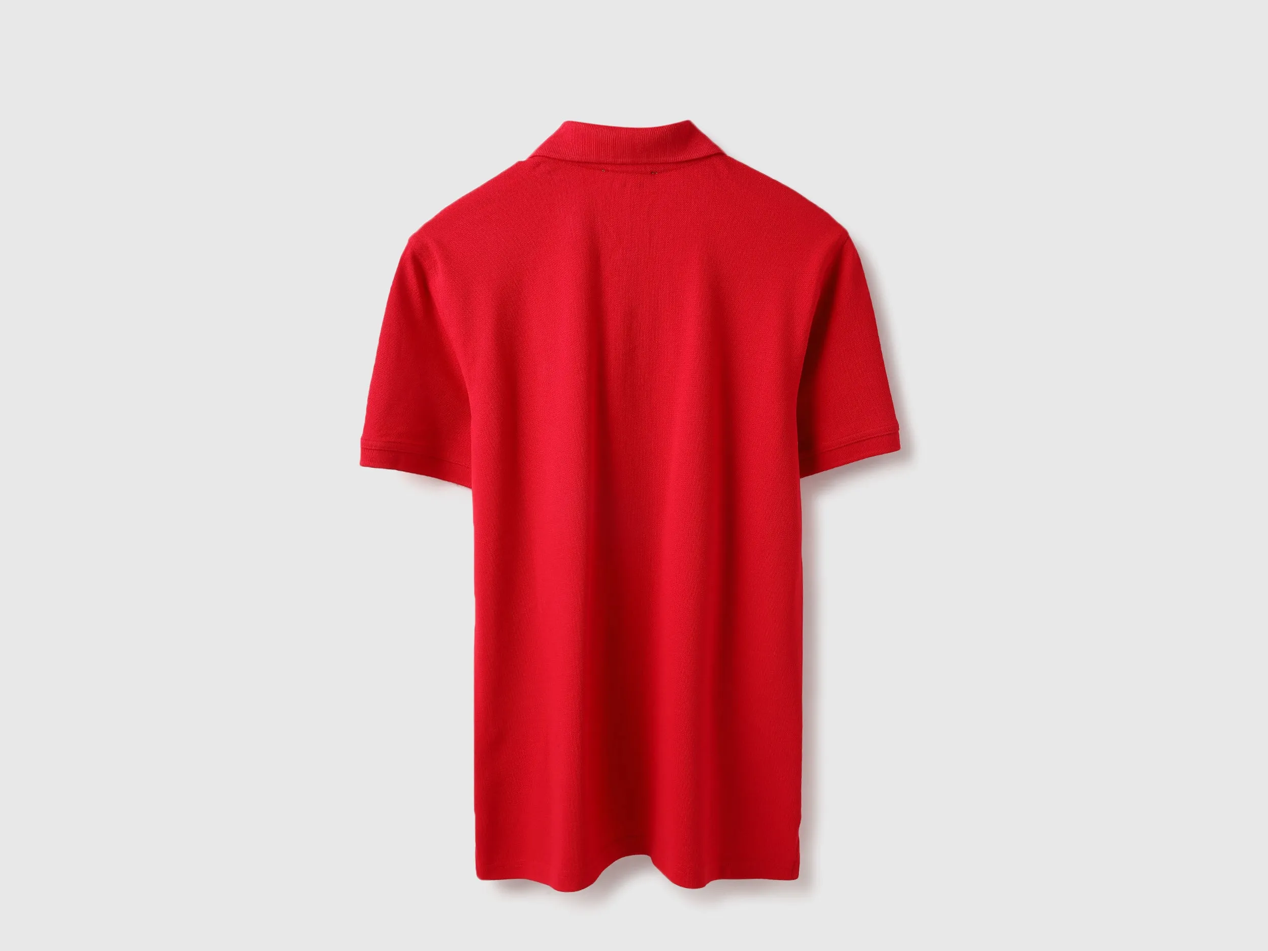 Relaxed Fit Polo Neck Solid T-shirt