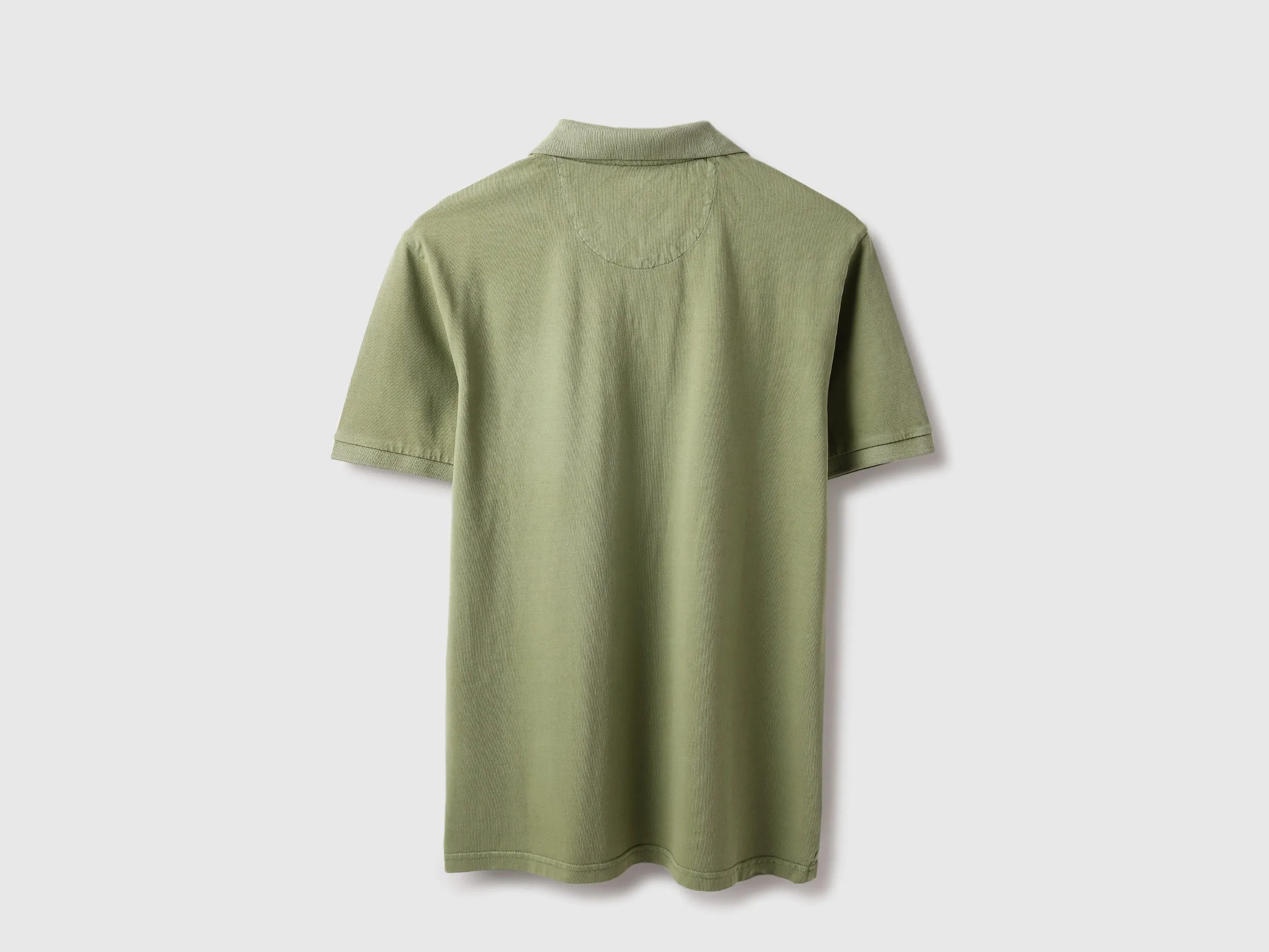 Relaxed Fit Polo Neck Solid T-shirt
