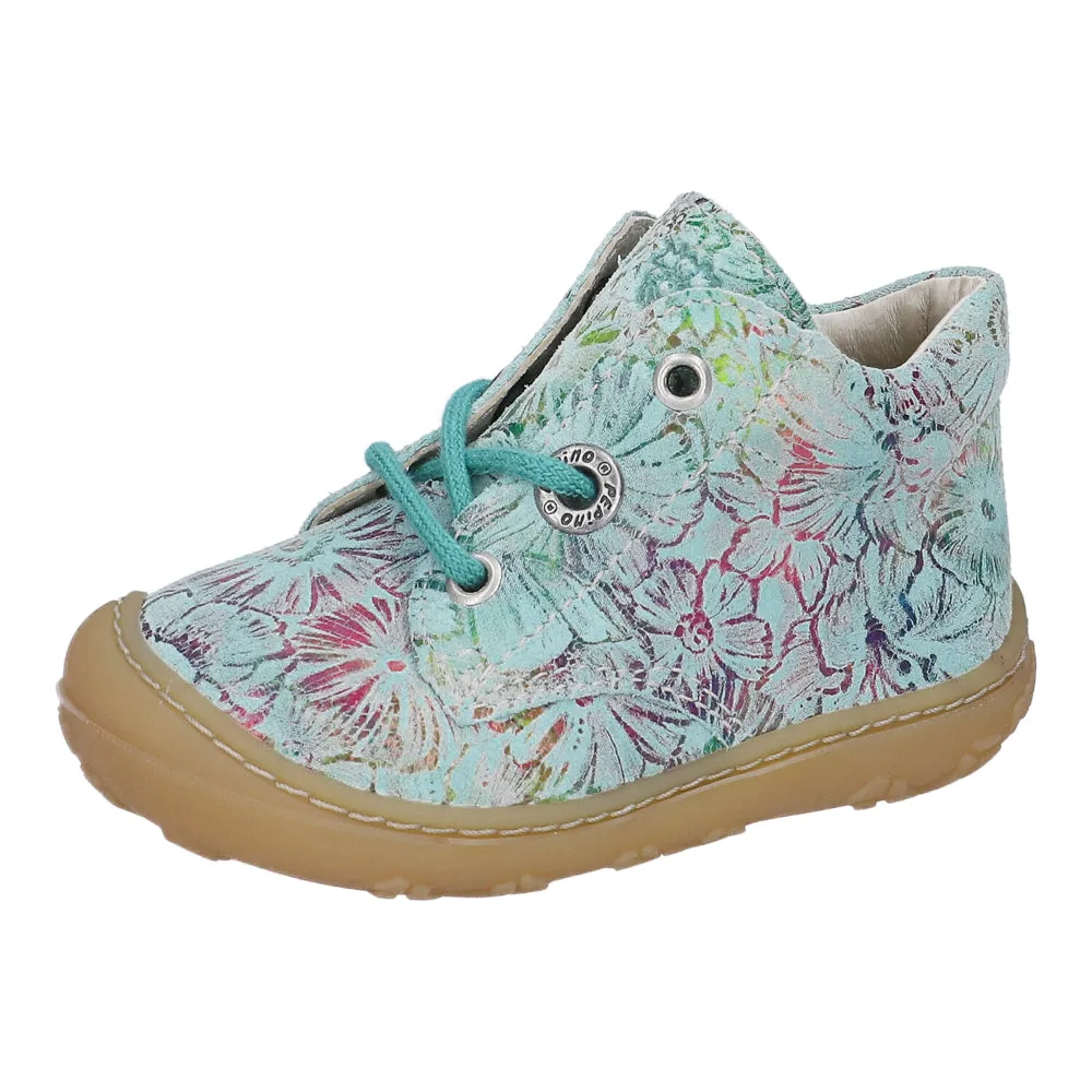 Ricosta Dots Jade/Flower