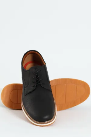 Romerro Smart Casual Closed Toe Lace Up - Black