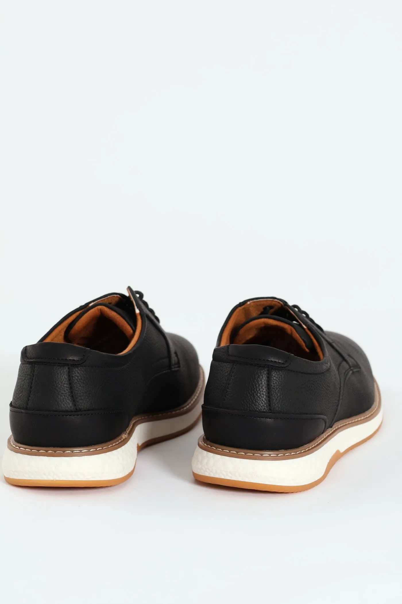 Romerro Smart Casual Closed Toe Lace Up - Black