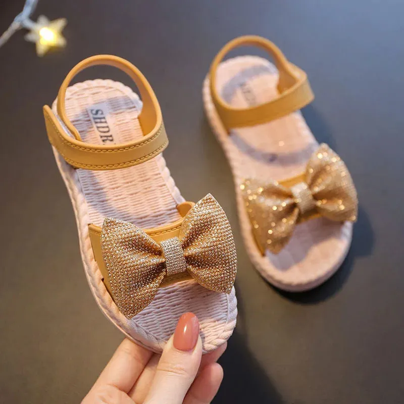 Sandals Children's Fashion Soft Sole Princess Shoes  Kids  Sandals Flat School Shoes Baby Girls Shoes