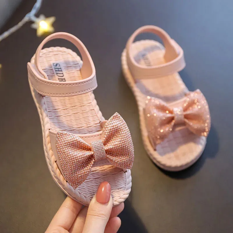 Sandals Children's Fashion Soft Sole Princess Shoes  Kids  Sandals Flat School Shoes Baby Girls Shoes