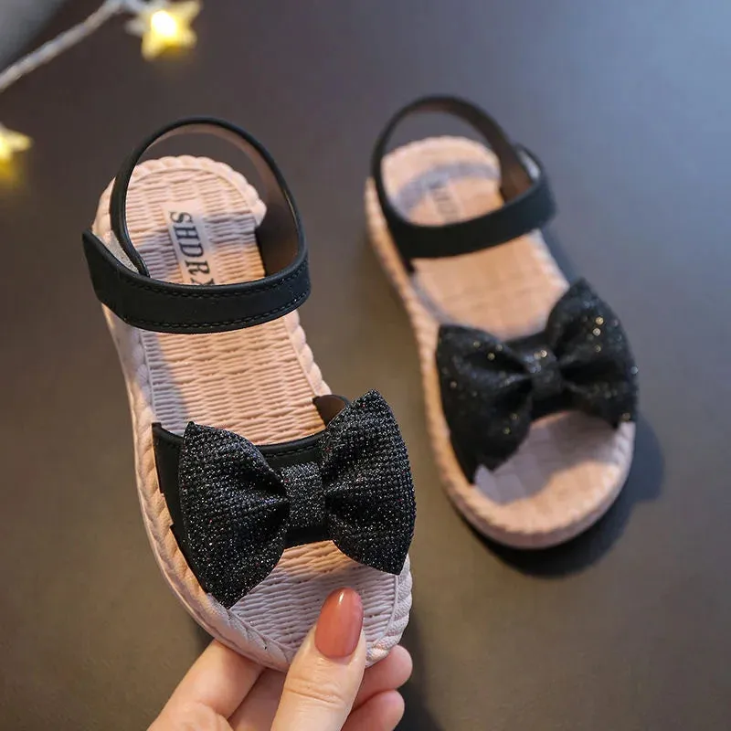 Sandals Children's Fashion Soft Sole Princess Shoes  Kids  Sandals Flat School Shoes Baby Girls Shoes