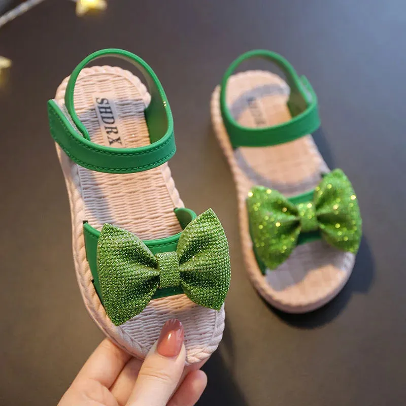 Sandals Children's Fashion Soft Sole Princess Shoes  Kids  Sandals Flat School Shoes Baby Girls Shoes