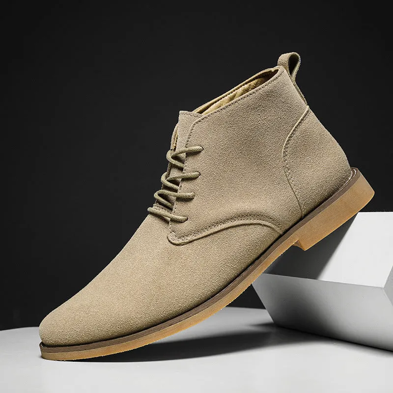 Seasonprestige Men's Business Shoes pointed toe casual Boots