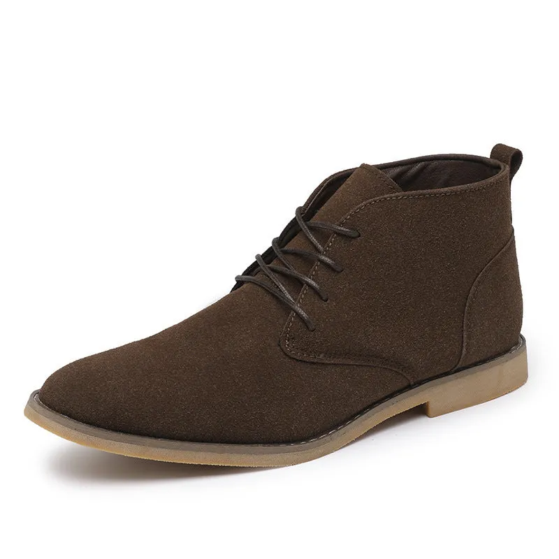 Seasonprestige Men's Business Shoes pointed toe casual Boots