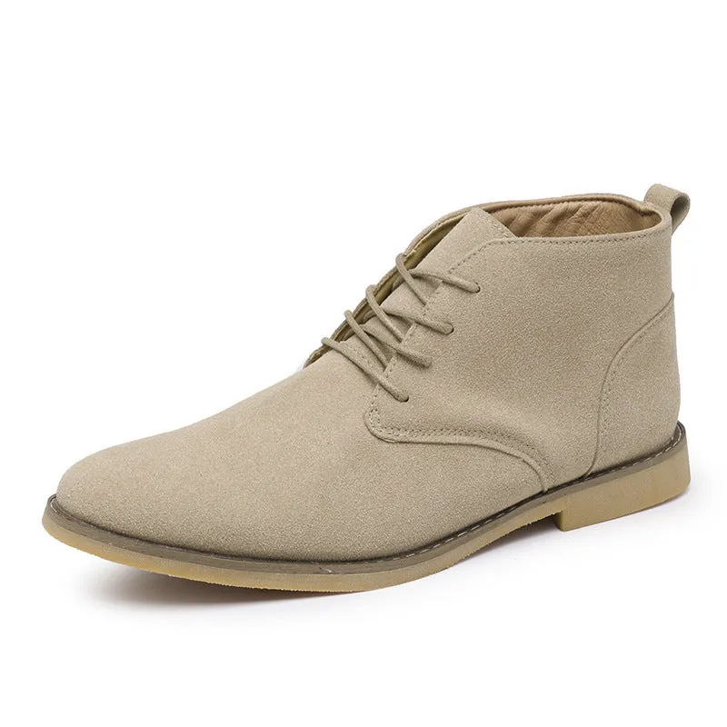 Seasonprestige Men's Business Shoes pointed toe casual Boots