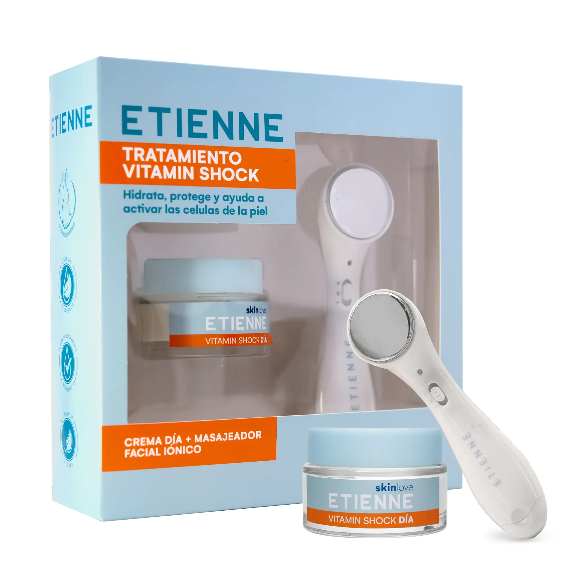 Set Etienne Crema Día Vitamin Shock   Máquina