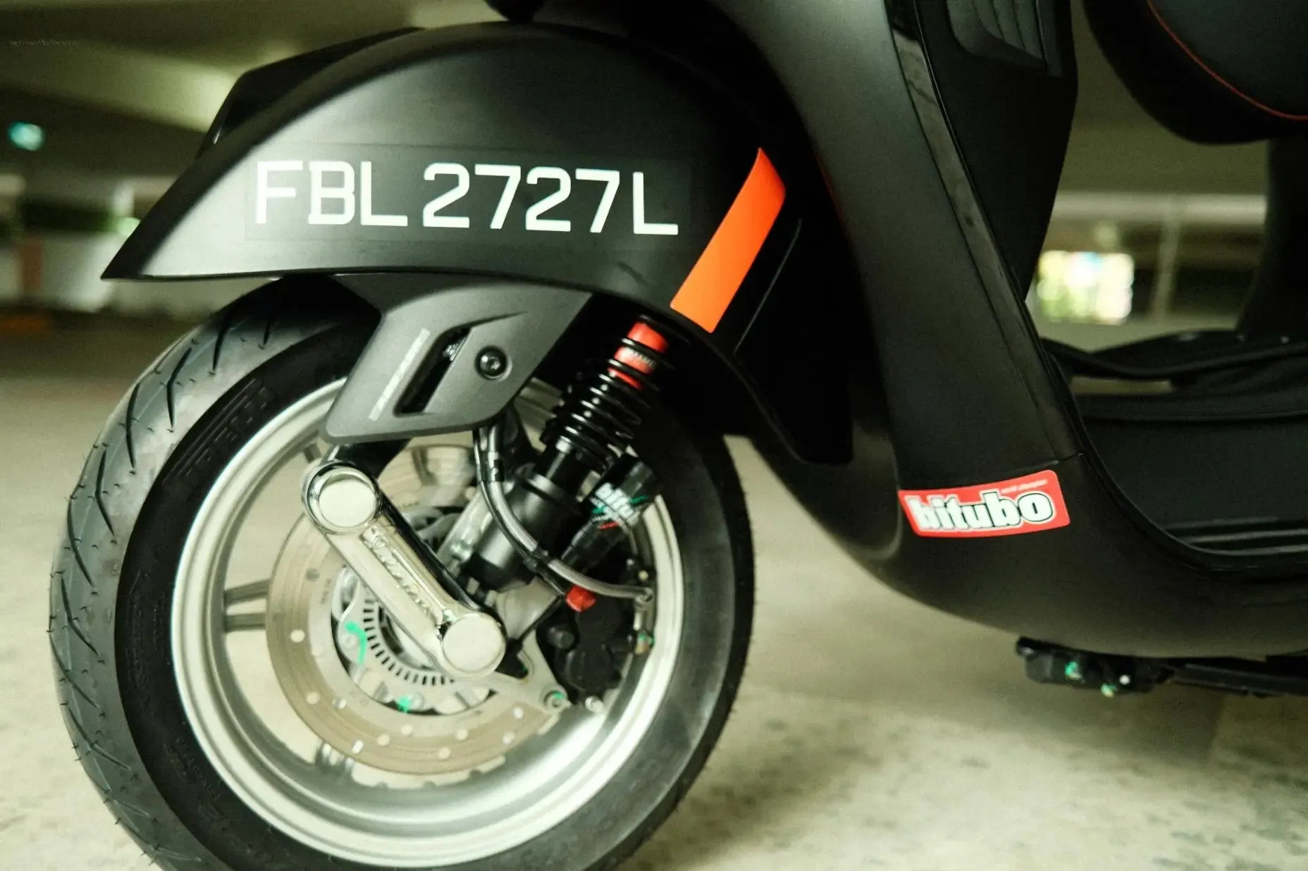Shock Absorber BITUBO Black Edition Front | Vespa GTS/GTS Super 125/-300cc (`23-)