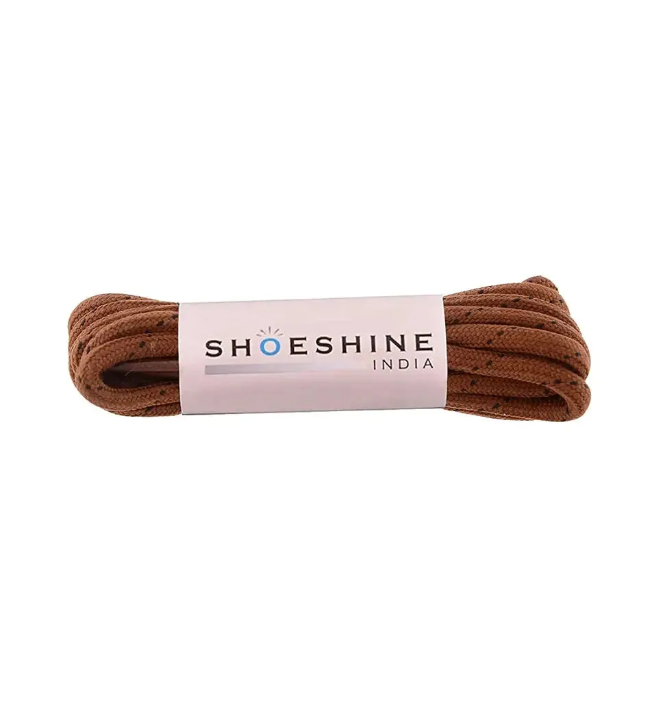 SHOESHINE Shoe Lace (1 Pair) 4mm Orange Round Shoelace & Boot Laces