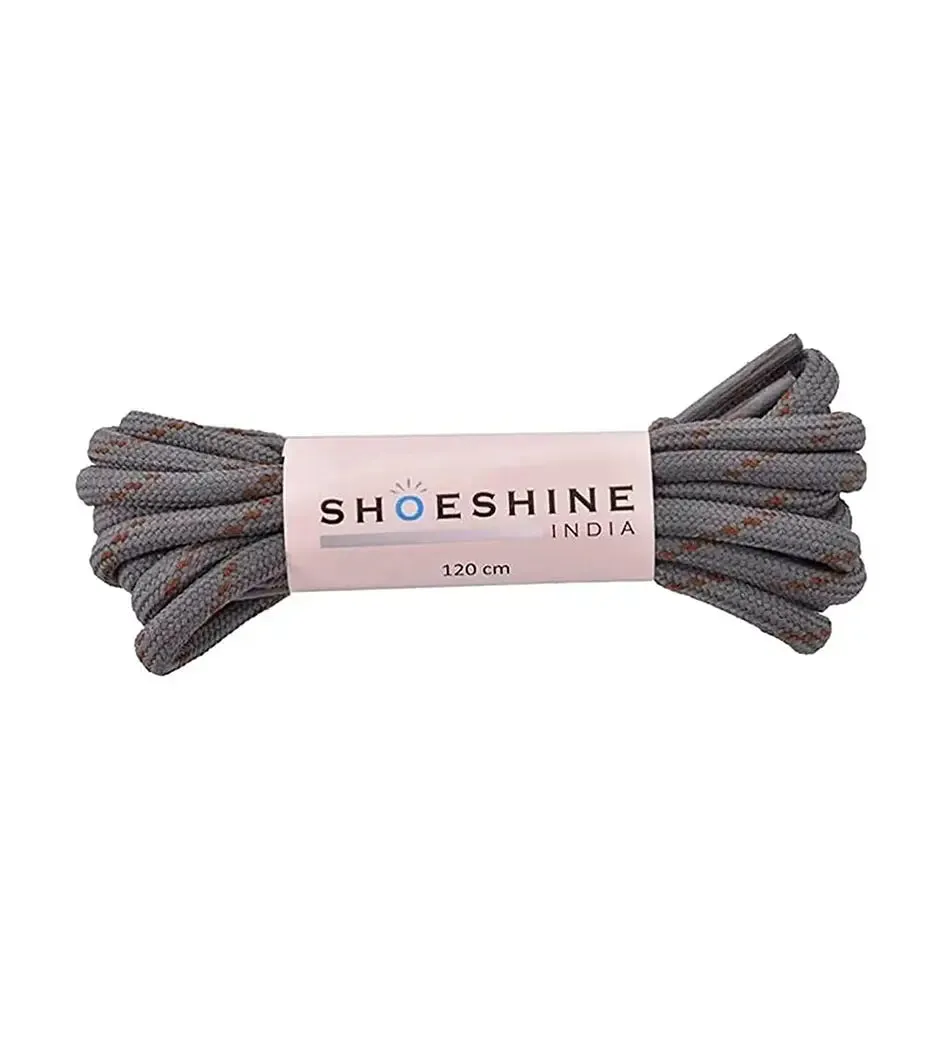 SHOESHINE Shoe Lace (1 Pair) 4mm Orange Round Shoelace & Boot Laces