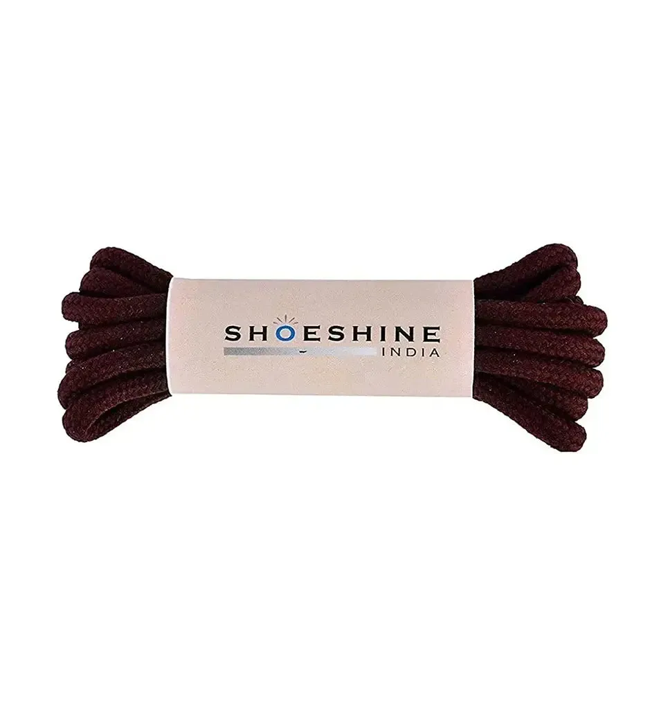 SHOESHINE Shoe Lace (1 Pair) 4mm Orange Round Shoelace & Boot Laces