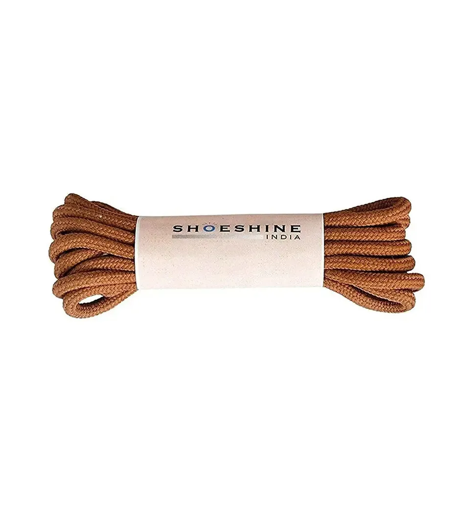 SHOESHINE Shoe Lace (1 Pair) 4mm Orange Round Shoelace & Boot Laces