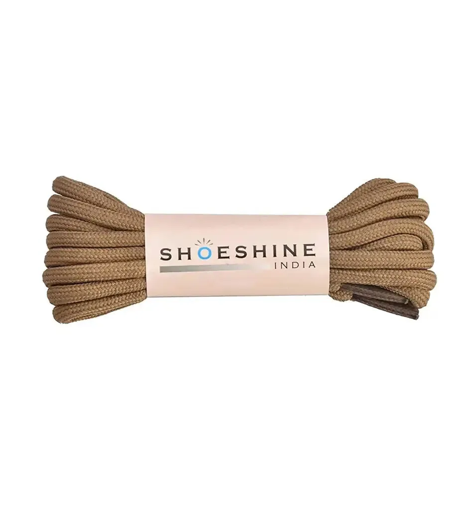 SHOESHINE Shoe Lace (1 Pair) 4mm Orange Round Shoelace & Boot Laces
