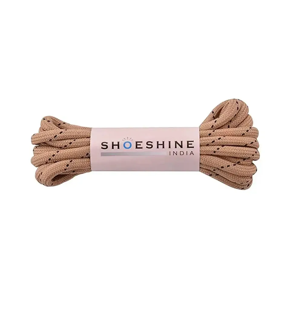 SHOESHINE Shoe Lace (1 Pair) 4mm Orange Round Shoelace & Boot Laces