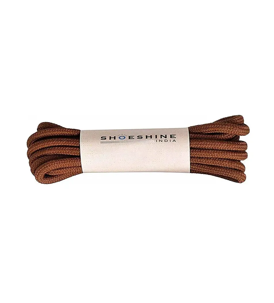 SHOESHINE Shoe Lace (1 Pair) 4mm Orange Round Shoelace & Boot Laces